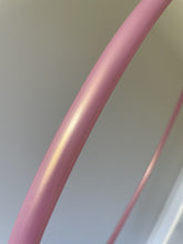 Load image into Gallery viewer, shiny pink polypro hula hoop for hoop dance and tricks