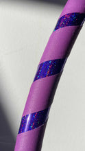 Load image into Gallery viewer, purple glitter hoops for hoop dance in new zealand
