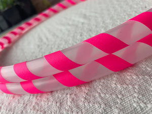 nz made dance hoop with pink grip tape