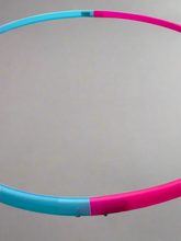 Load image into Gallery viewer, pink and blue polypro hula hoops made in nz
