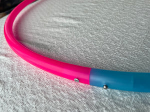 snap button mechanism on polypro hula hoop