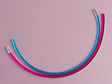 Load image into Gallery viewer, 26&quot; Half &amp; Half Pink &amp; Blue Hula Hoop [SALE]
