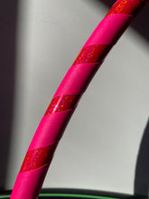 Load image into Gallery viewer, handmade pink glitter hula hoop for sale in new zealand
