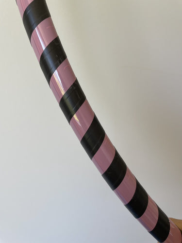 pink and black striped hula hoop for adults