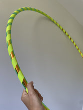 Load image into Gallery viewer, shiny hula hoop with yellow grip tape for adults
