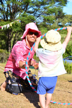 Load image into Gallery viewer, having fun outside with kids hula hoop in turquoise and pink
