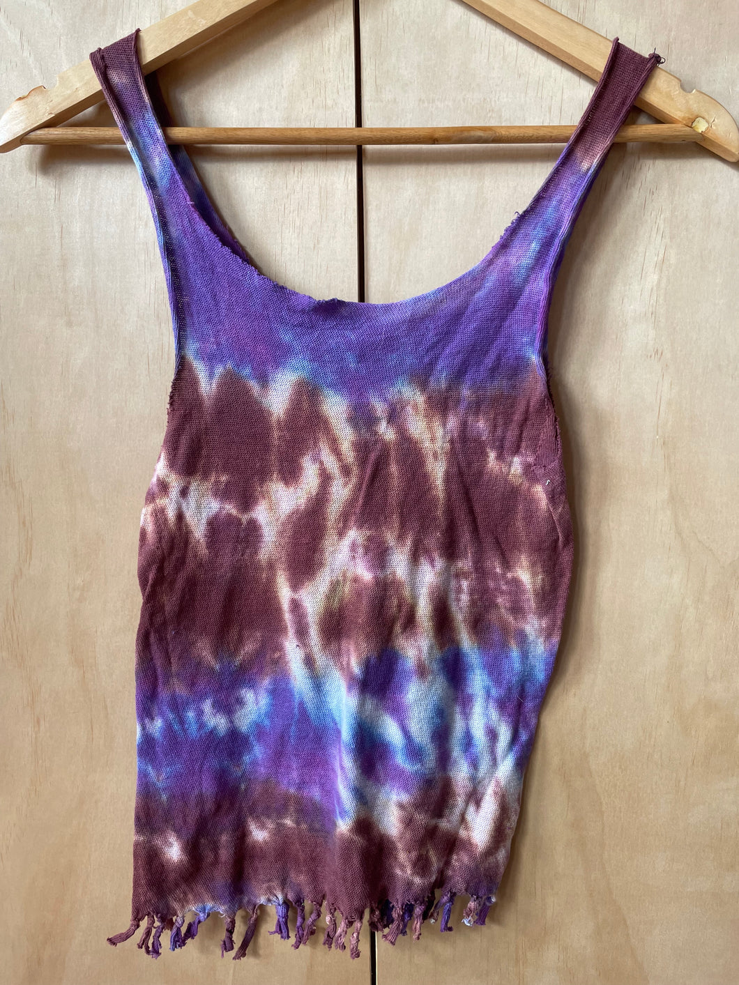 tiedye top in size 10 for sale on clothes hanger