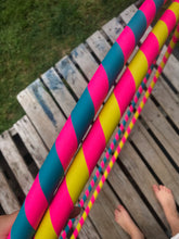 Load image into Gallery viewer, adult fitness hula hoops in bright colours
